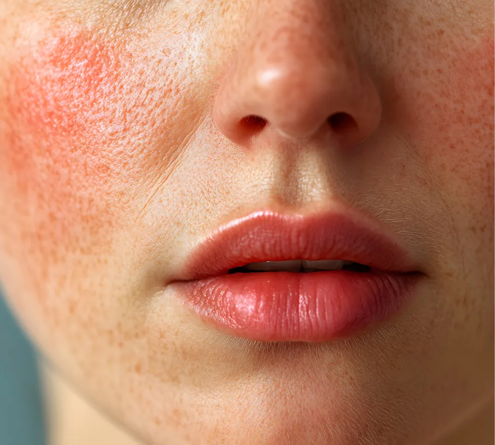 peeling visage femme allongé noir et blanc